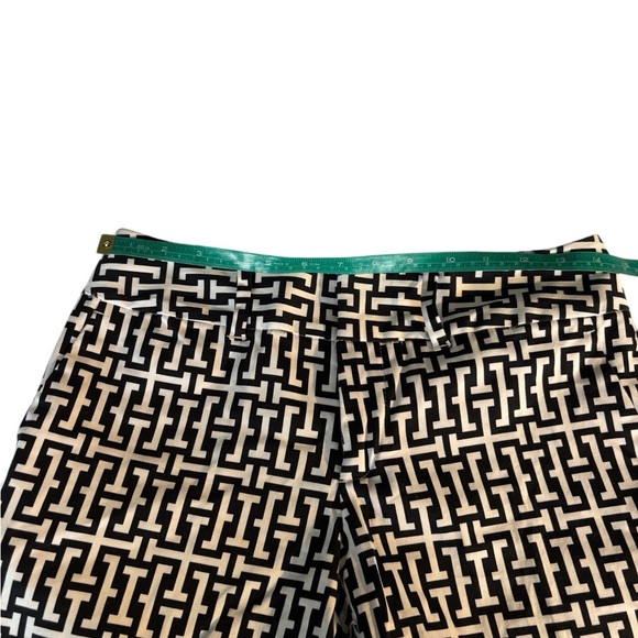 INC International Concepts Black & White Patterned Cuffed Midrise Chino Shorts 2 - Picture 6 of 16